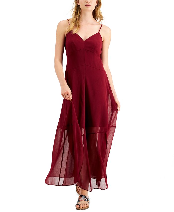 Crinkle maxi dress discount