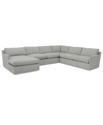 Fenniston 4-Pc. Fabric Sectional with Chaise, Created for Macy's