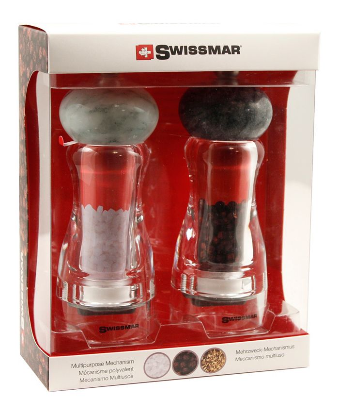 SWISSMAR Andrea Salt and Pepper Mill Set - Macy's
