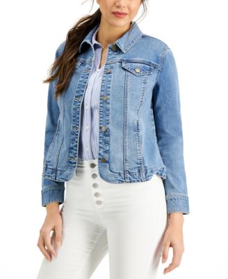 macy's denim jackets for women