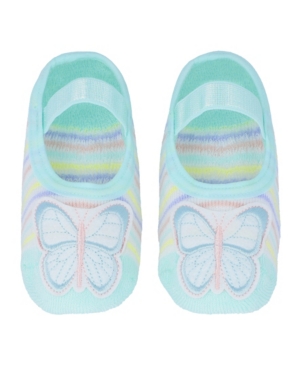 Baby Boys and Girls Anti-Slip Socks with Butterfly Applique
