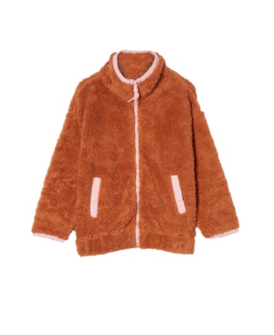 image of Little Girls Tina Teddy Zip Through Jacket