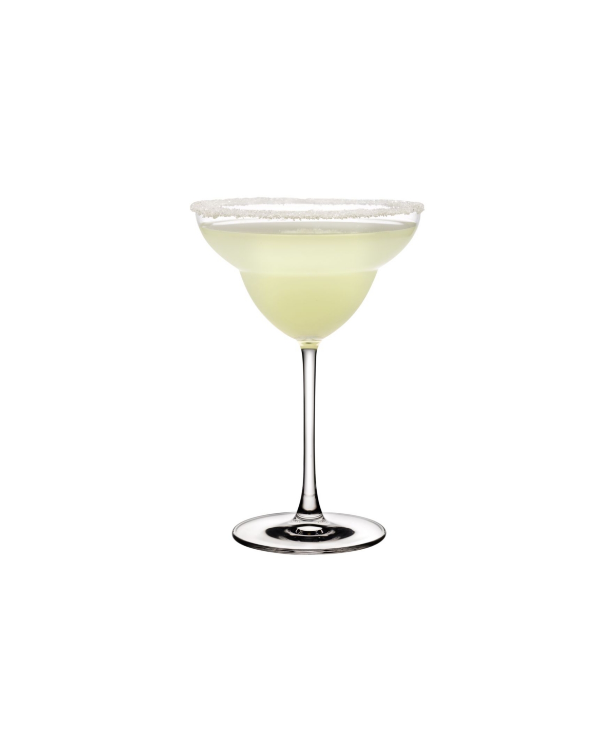Nude Glass Vintage-Like Margarita Glass, Set of 2