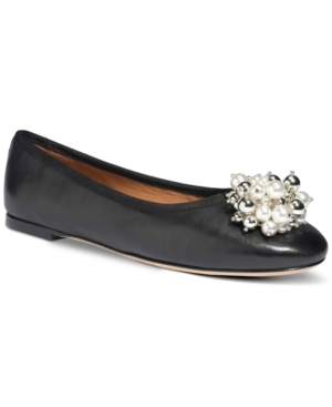 image of Kate Spade New York Women-s Vilette Embellished Ballet Flats