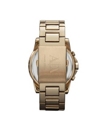 Macys American Exchange Gold Black Watch Kit with Bracelets