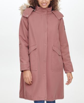 calvin klein hooded walker jacket