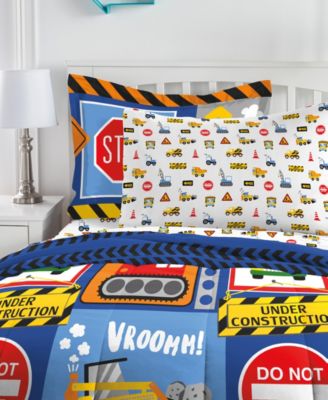 Kids Under Construction Comforter Set, Twin