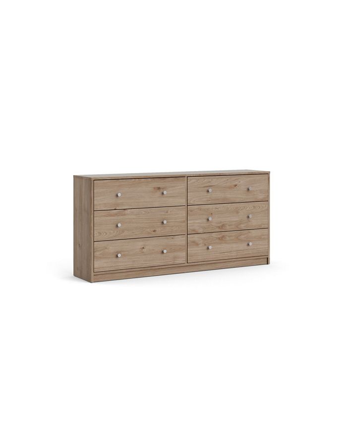 Tvilum Portland 6 Drawer Double Dresser Macy's