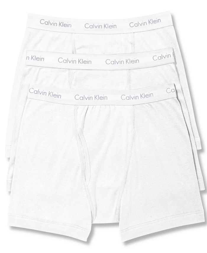 Calvin Klein Men's Cotton Classic Boxer Briefs 3-Pack NU3019 & Reviews -  Underwear & Socks - Men - Macy's