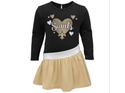 Authentic NFL Apparel - New Orleans Saints Toddler Girls Tunic Dress