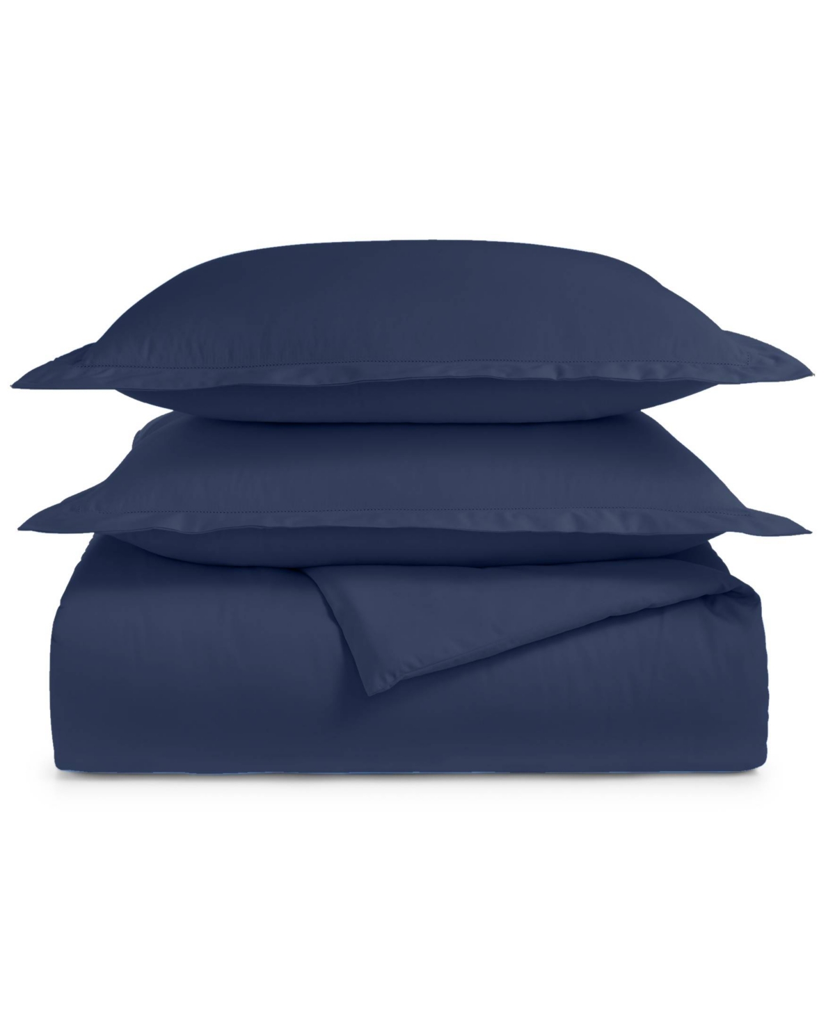 Charter Club 550 Thread Count 100% Cotton 3-pc. Duvet Cover Set, King, Exclusively At Macy's In Navy Peony