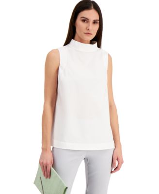 all white shell tops