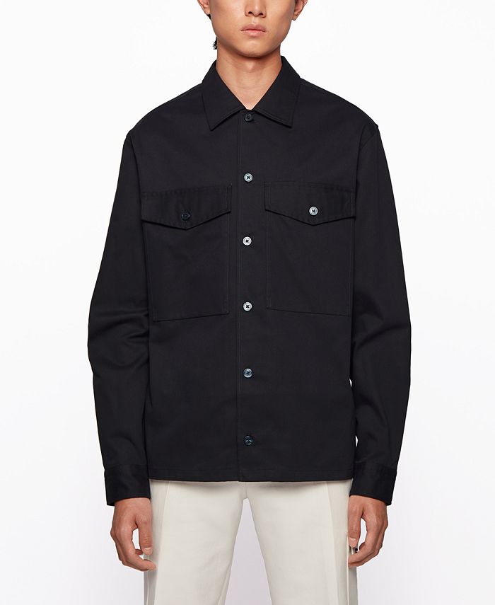 slim fit overshirt