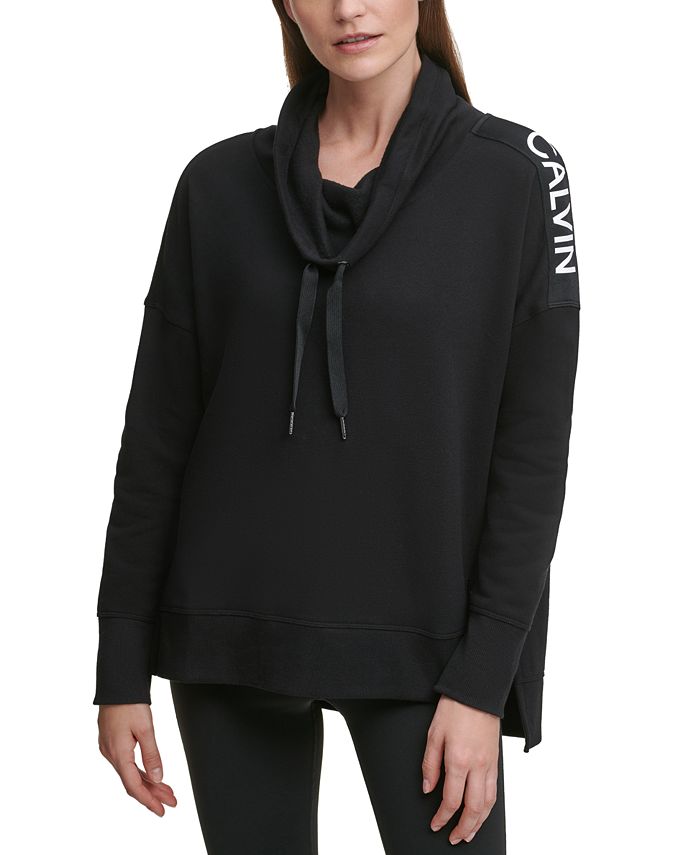 Calvin klein performance cowl neck clearance