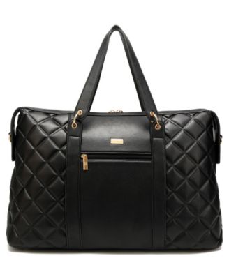 Quilted Travel Tote Weekender Bag