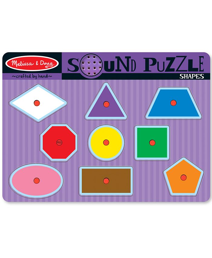 Melissa and doug shape shop sound puzzle