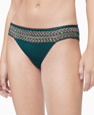 Calvin Klein - Women's Stripe Lace Bikini QF5875