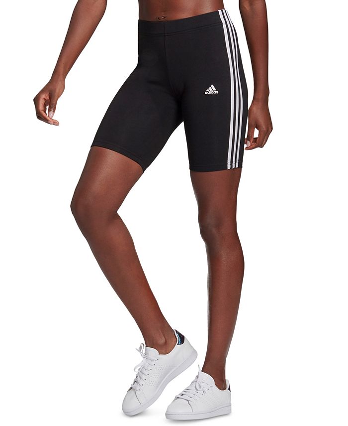 Slepen Winkelcentrum mouw adidas Women's 3-Stripe Bike Shorts & Reviews - Activewear - Women - Macy's