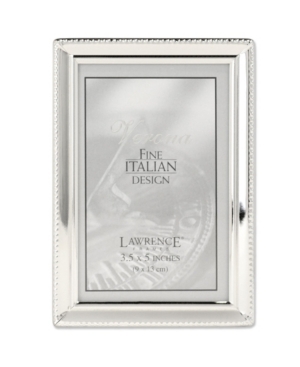 Lawrence Frames Metal Picture Frame With Inner Beading, 3.5" X 5" In Silver-tone