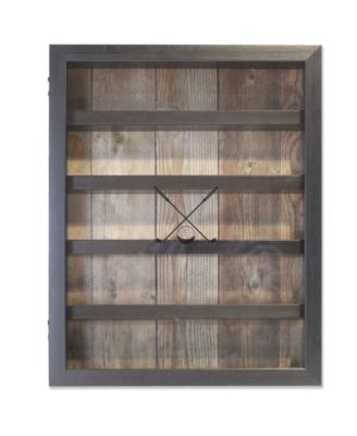 Golf Ball Shadow Box Display Case - Holds 25 Logo Balls, 11" x 14"