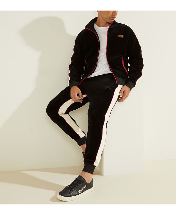 GUESS Velvet Track Jacket Macy's