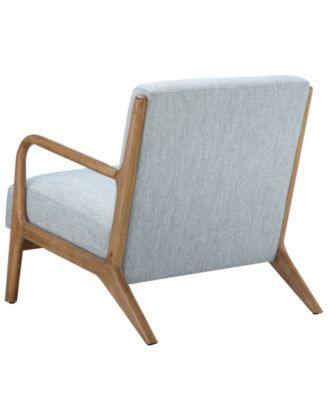 Novak 27"W Mid-Century Modern Accent Armchair