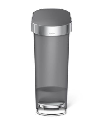 40 Liter Plastic Slim Rectangular Kitchen Trash Can