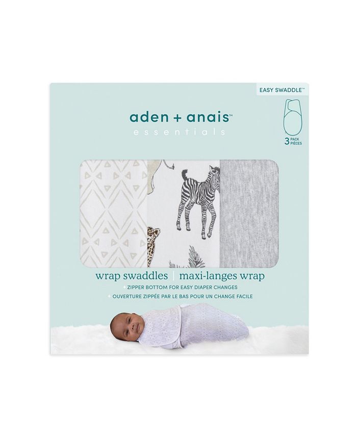 aden by aden + anais Essentials Easy Swaddle Collection Wrap, Set of 3 & Reviews All Baby Gear