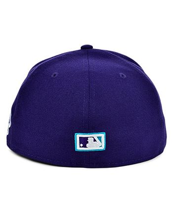 New Era Men's White/purple Arizona Diamondbacks Optic 59fifty