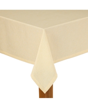 Lintex Danube 70" Round Tablecloth Butter