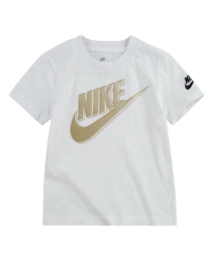 image of Nike Little Boys Futura Metallic Short Sleeve Tee