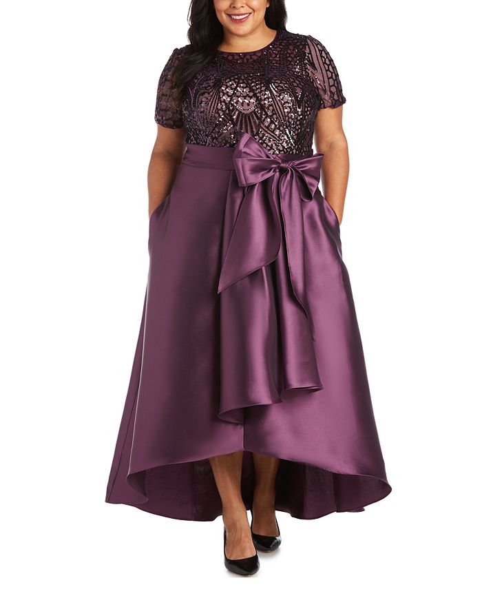 R & Richards Plus High-Low Gown -