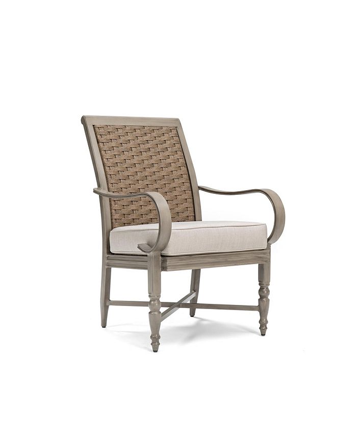 Furniture CLOSEOUT! Winston Grayson Wicker Outdoor Dining Arm Chair