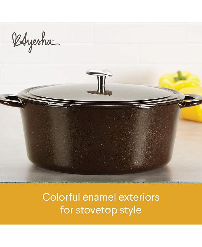 Ayesha Curry Collection Cast Iron 6Qt. Dutch Oven with Lid Macy's