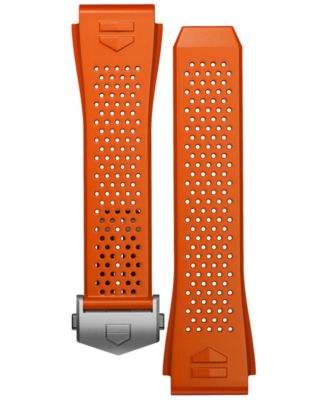 TAG Heuer - Men's Connected Swiss Interchangeable Orange Rubber Strap Watch 45mm