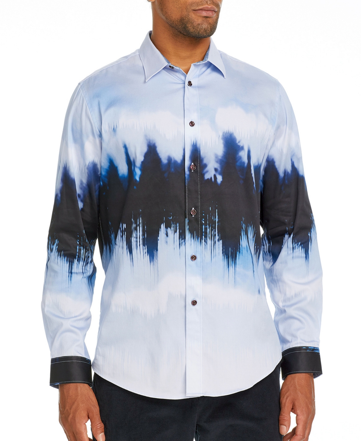 Men's Slim-Fit Glacier Long Sleeve Shirt - Light Blue