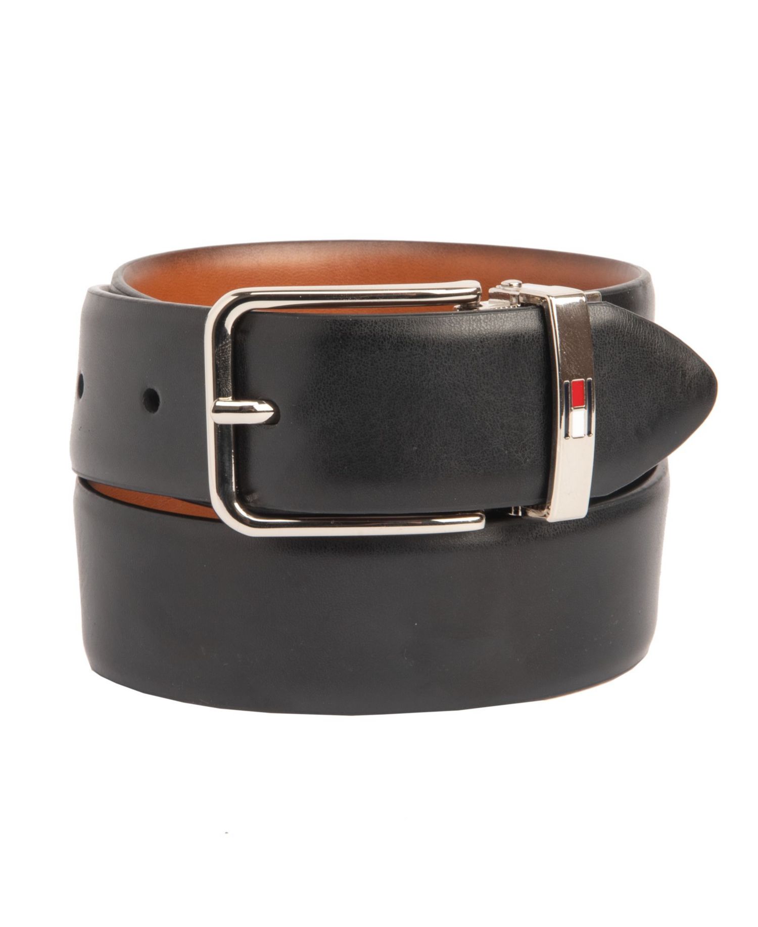 Big Boys Dark Brown and Black Reversible Dress Belt