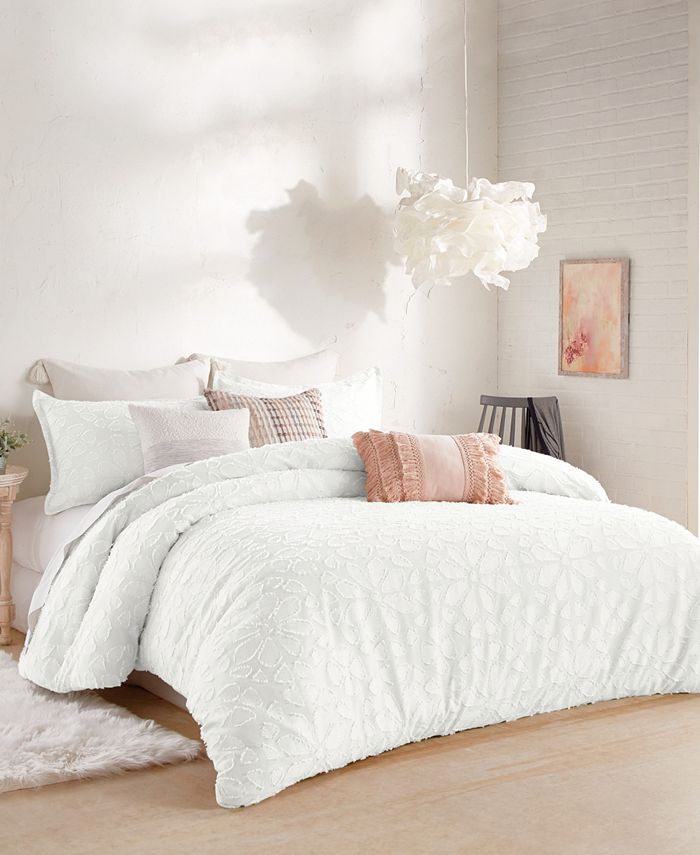 Peri Home Clipped Floral Comforter Set, Full/Queen Macy's