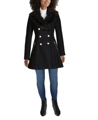 guess black coat