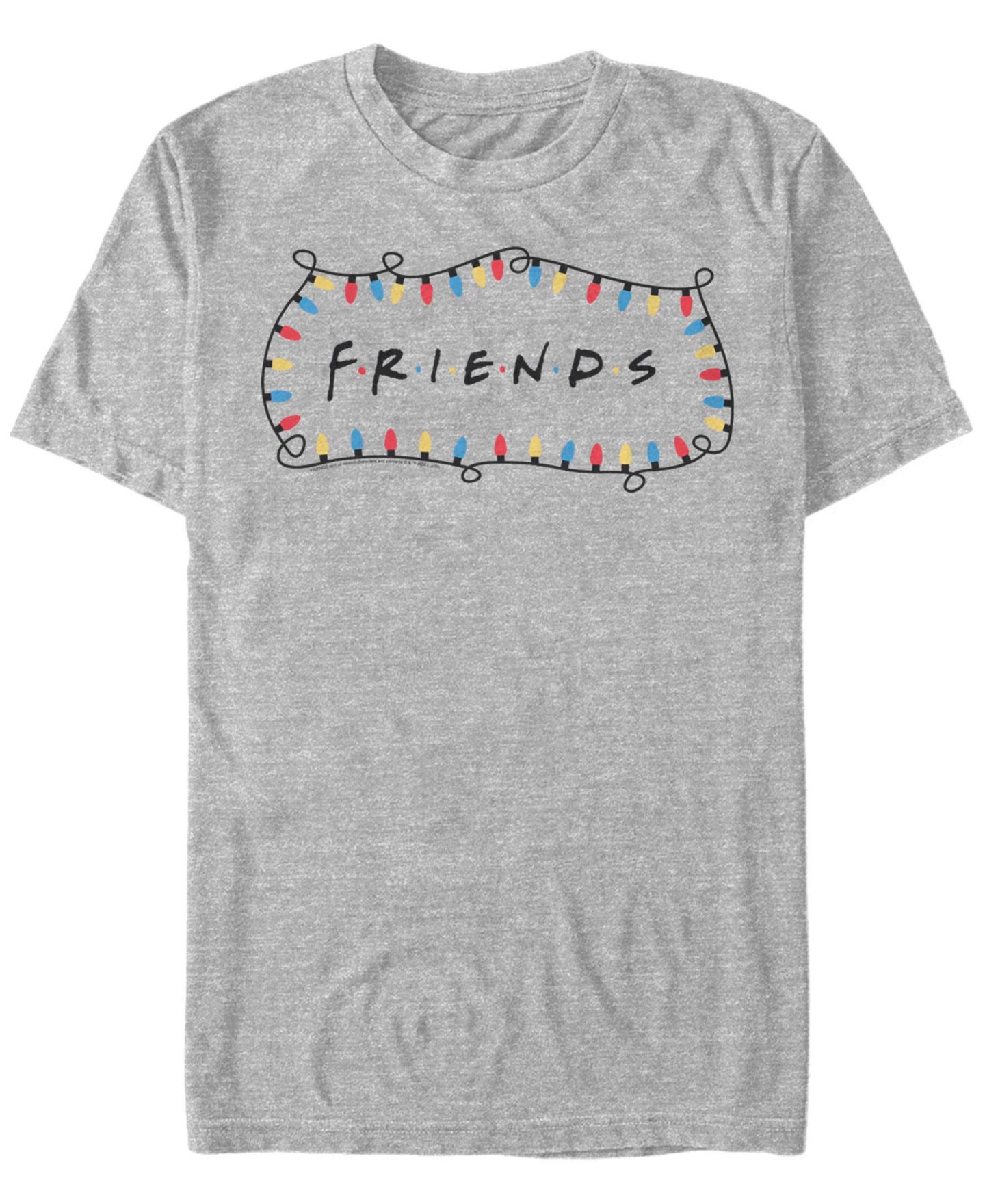 Мужская футболка Fifth Sun Friends Lights Short Sleeve, цвет: Меланжевый — фото 1