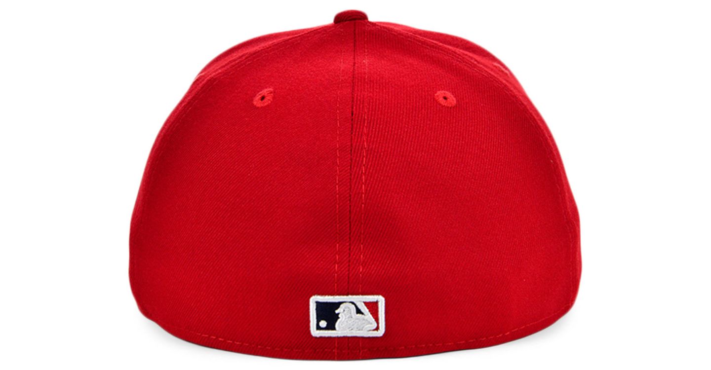 Мужская кепка New Era St. Louis Cardinals Low Profile AC Performance 59FIFTY — фото 3