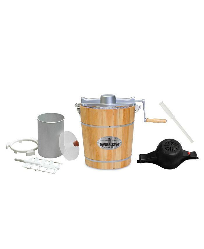 Elite Gourmet 4Qt. Electric Motorized Ice Cream, Gelato, Frozen Yogurt