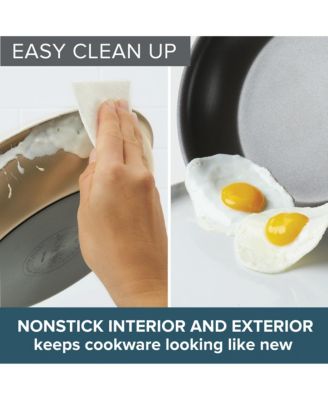 Advanced Home Hard-Anodized Nonstick Wok with Side Handles, 14
