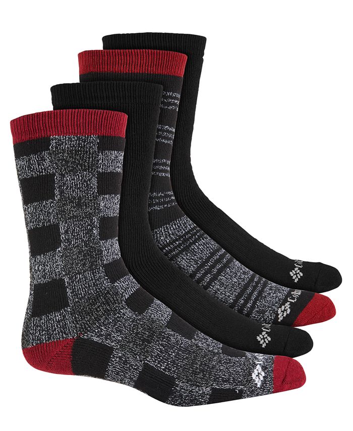 Columbia Men's 4Pack MoistureControl Boot Socks Macy's