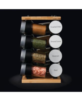 Blyth Classic Bamboo 16 Jar Carousel Spice Rack 