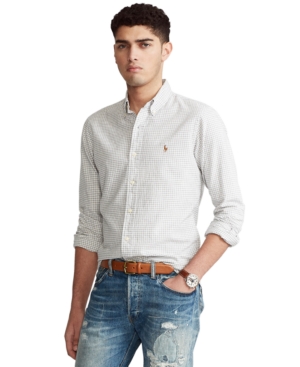 Polo Ralph Lauren Men's Classic-Fit Gingham Oxford Shirt
