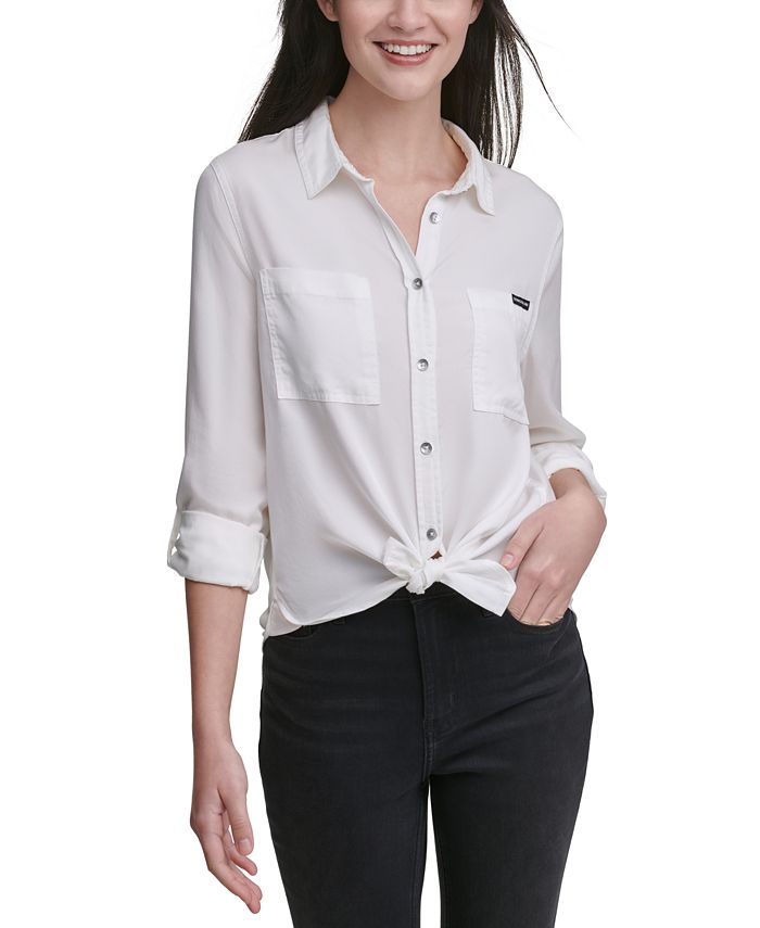 Calvin Klein Jeans Women\'s - Utility Macy\'s Shirt