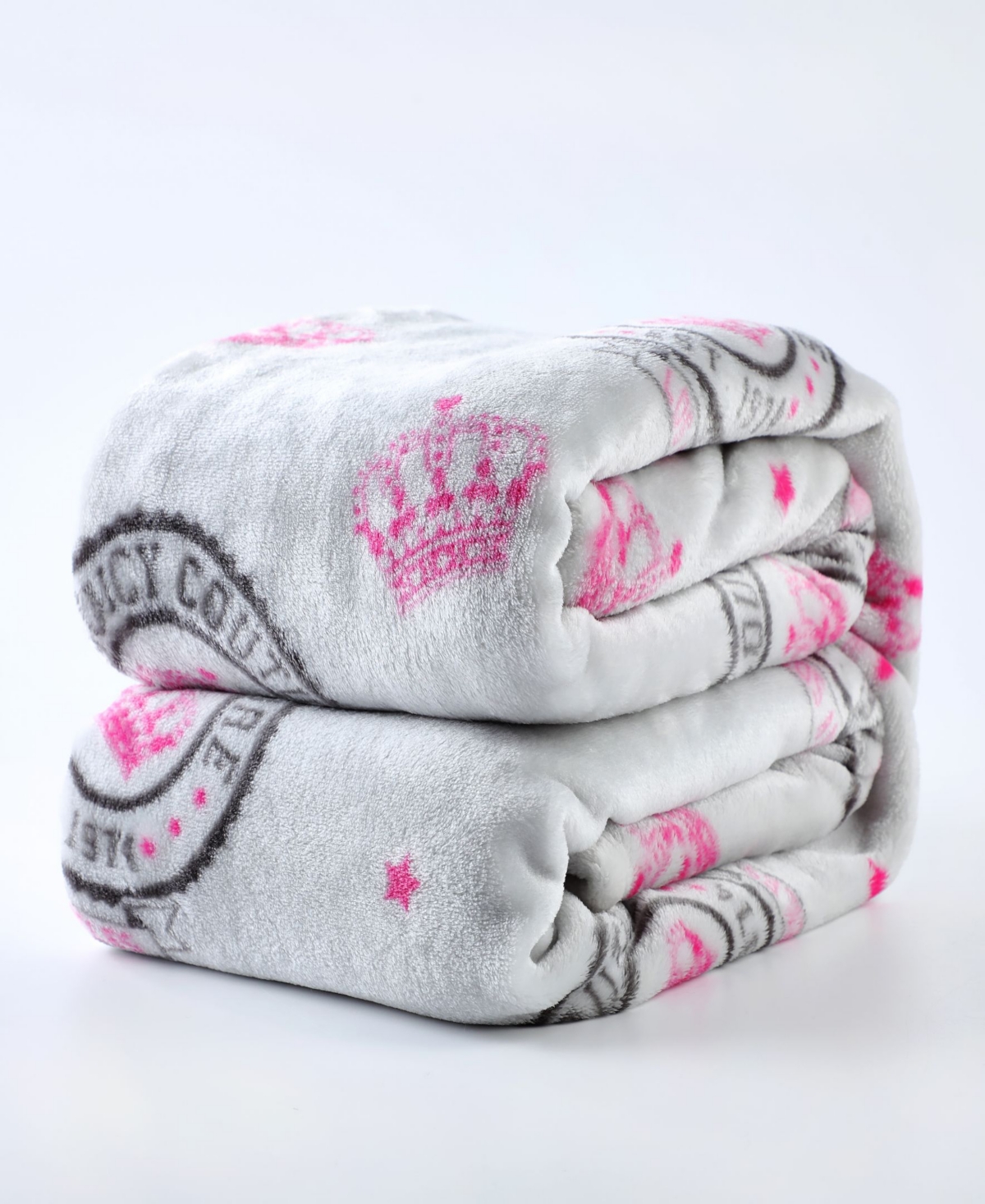 Juicy Couture Plush Throw, 50" X 70" In Emblem