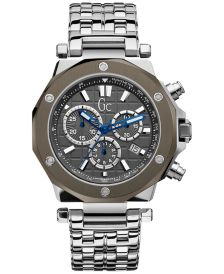 Men's Swiss Chronograph Stainless Steel Bracelet Watch 43mm