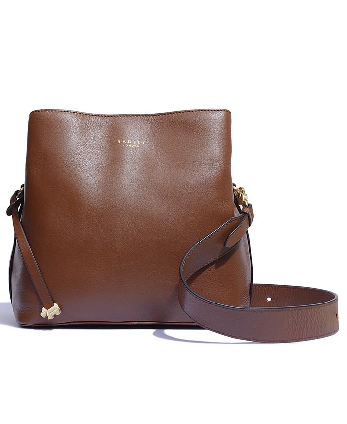 Radley London handbag /Shoulder/cross Body/ messenger Bag/ Brown Leather  Vgc